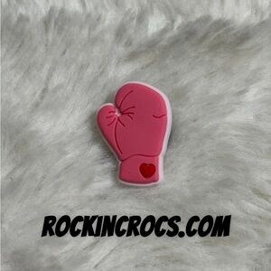 Breast Cancer Croc Charm